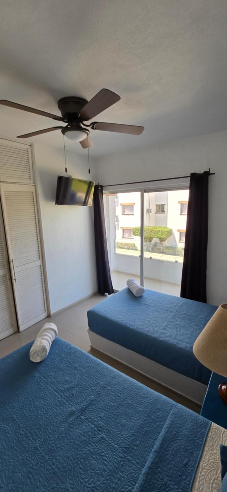 Magnifico Departamento, Cocina Equipada, 2 Recamaras 2 Banos , Hasta 6 Personas, 3 Albercas, Playa A 50 Mts Wifi, Aire Acondicionado Apartamento Manzanillo Exterior foto